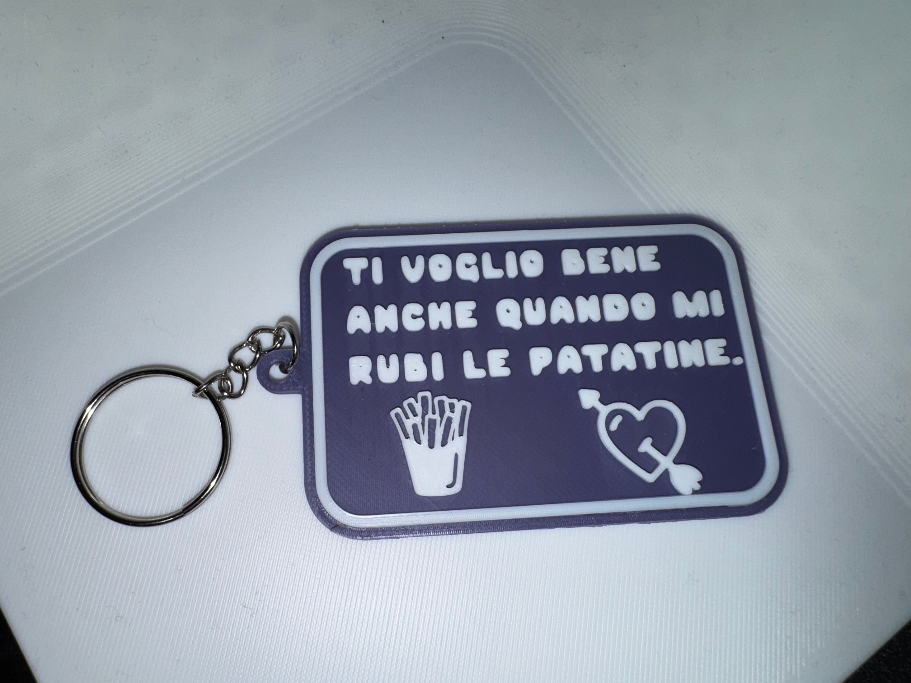 Portachiavi con dedica