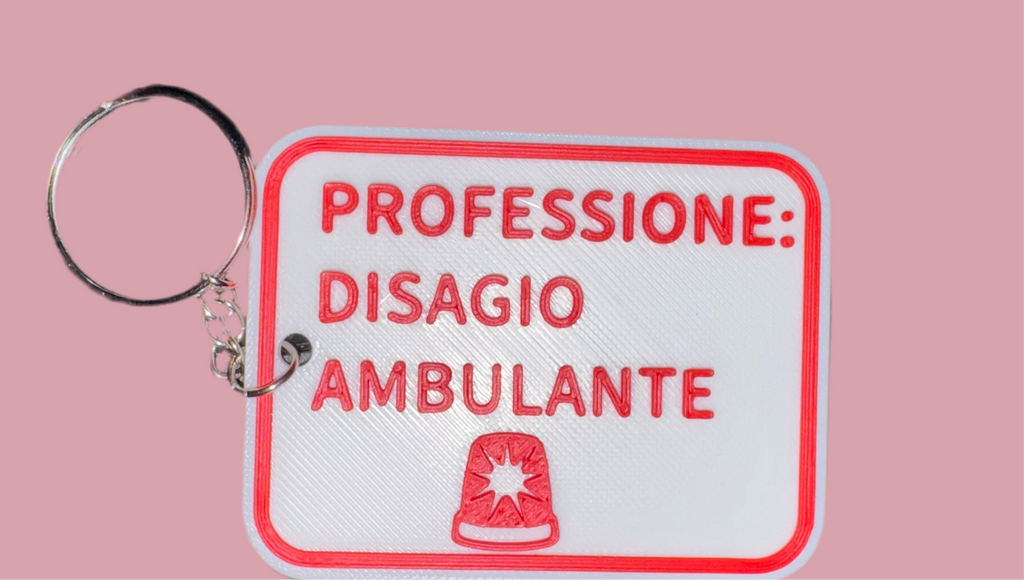 Portachiavi con dedica